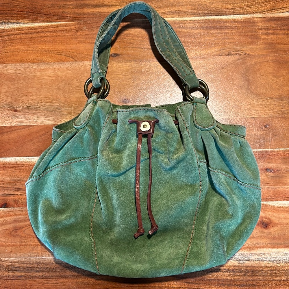 Lucky Suede Hobo Bag ☘️